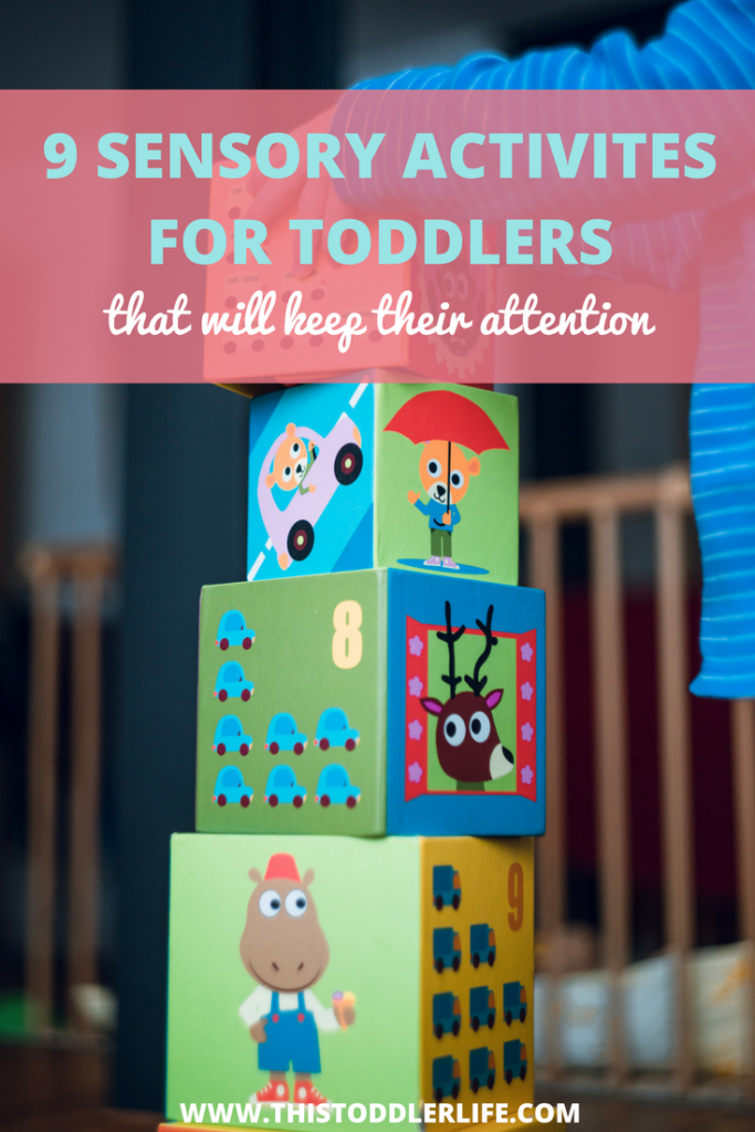 Sensory activities for toddlers that will keep you child's attention.