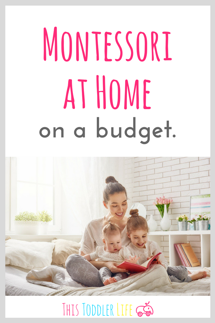 Montessori often gets a bad wrap about being too expensive, but it's not true! And I'm going to prove it to you today by telling you how to use Montessori at home on a budget!