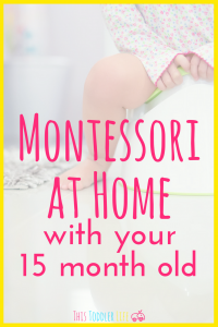 Montessori with your 15-month-old is so much fun! Your child is growing so quickly and you don't want to miss any opportunity to help them along their way.