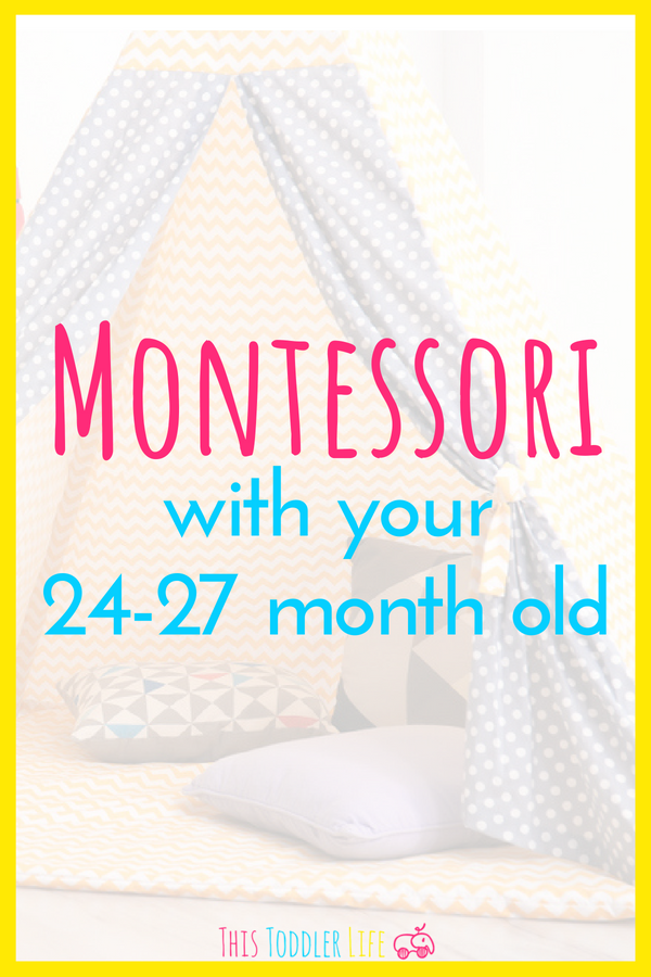 Montessori for your 24-27 month old.