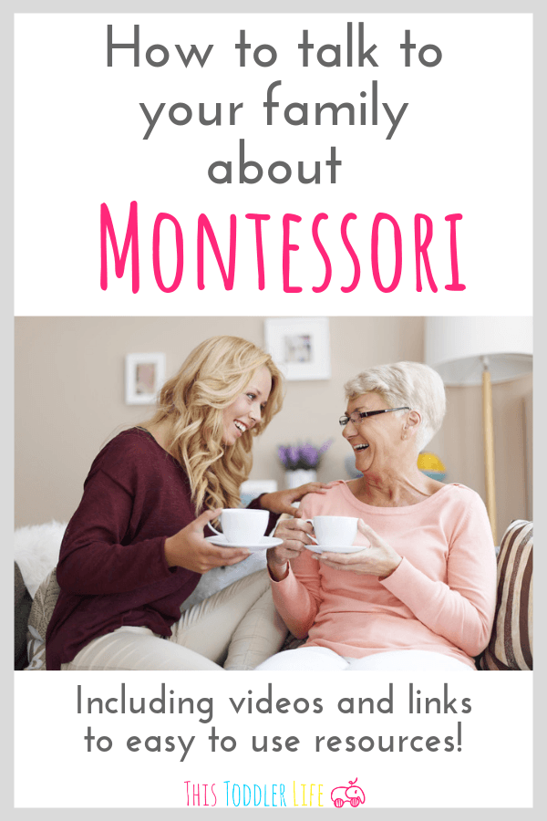 How to talk to your family about Montessori.