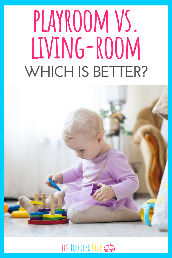 Montessori playroom vs living-room