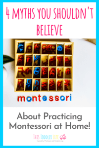ABOUT PRACTICING MONTESSORI AT HOME