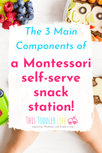 3 Componentes principales para estaciones Montessori 78