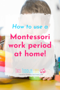 Cómo usar un trabajo de época Montessori en casa 15